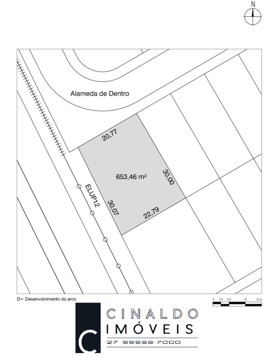 Lote 653m² no Terras Alphaville Linhares ES
