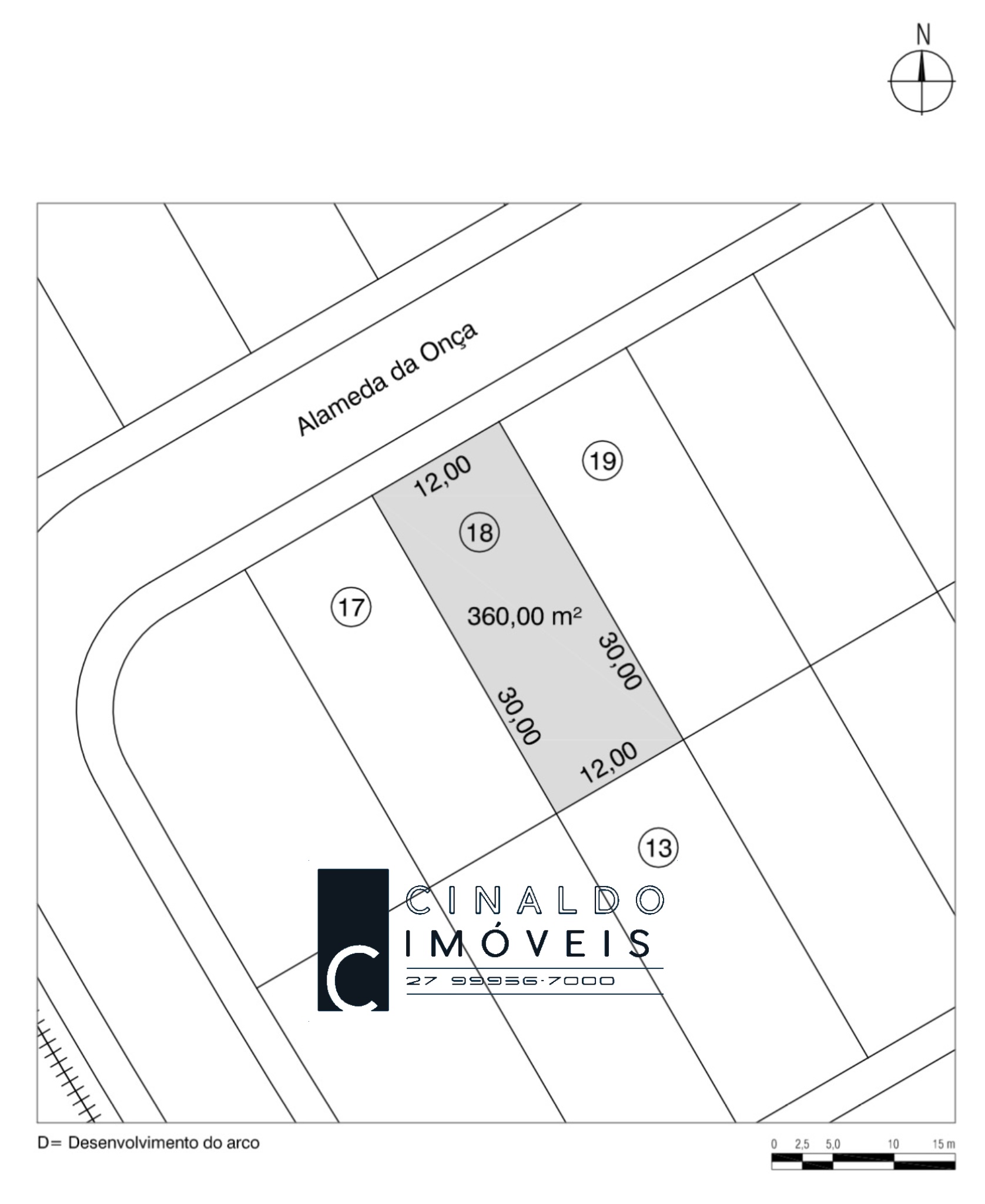 Lote 360m² no Terras Alphaville Linhares ES