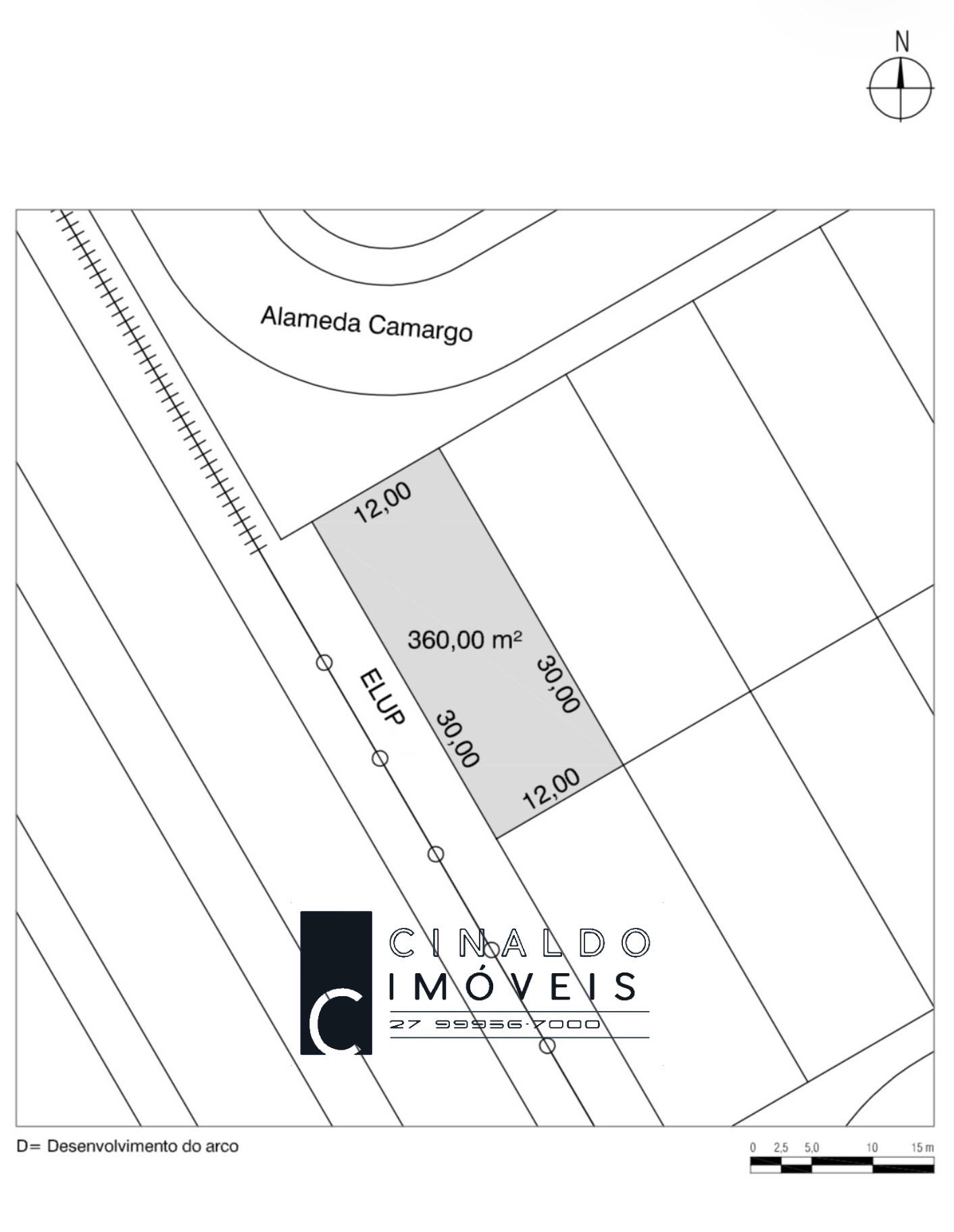 Lote residencial 360m² no Terras Alphaville, Linhares/ES